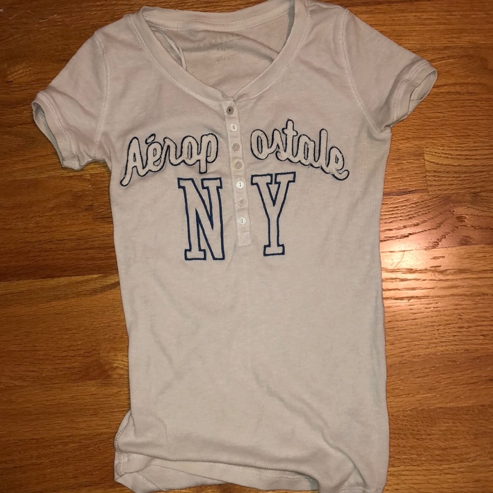 White Aeropostale Tee